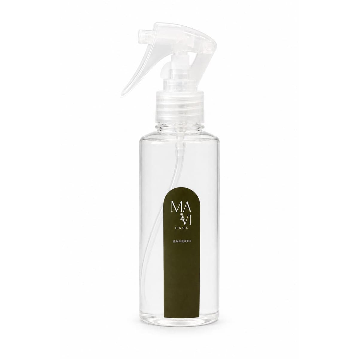 Home spray Mavi Casa Bamboo de 200 ml em frasco com gatilho borrifador