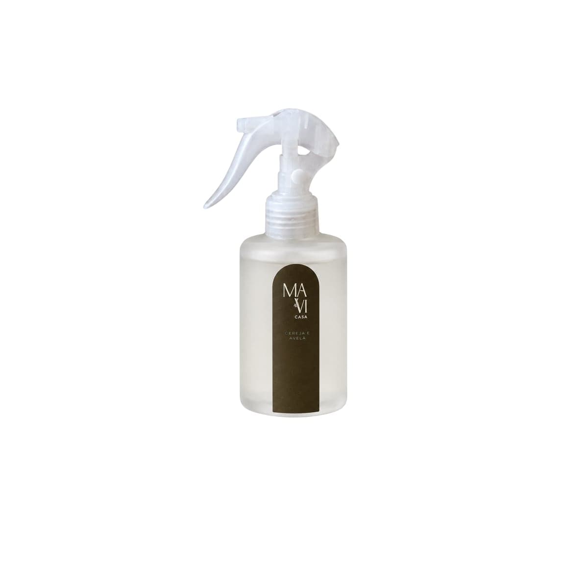 Home spray Mavi Casa Cereja e Avelã de 100 ml em frasco com gatilho borrifador